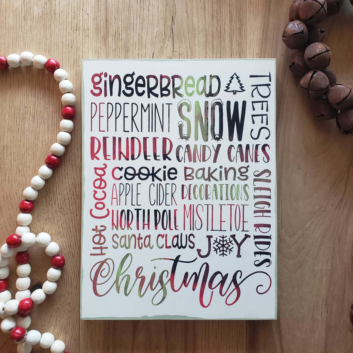 Christmas Tile Sign