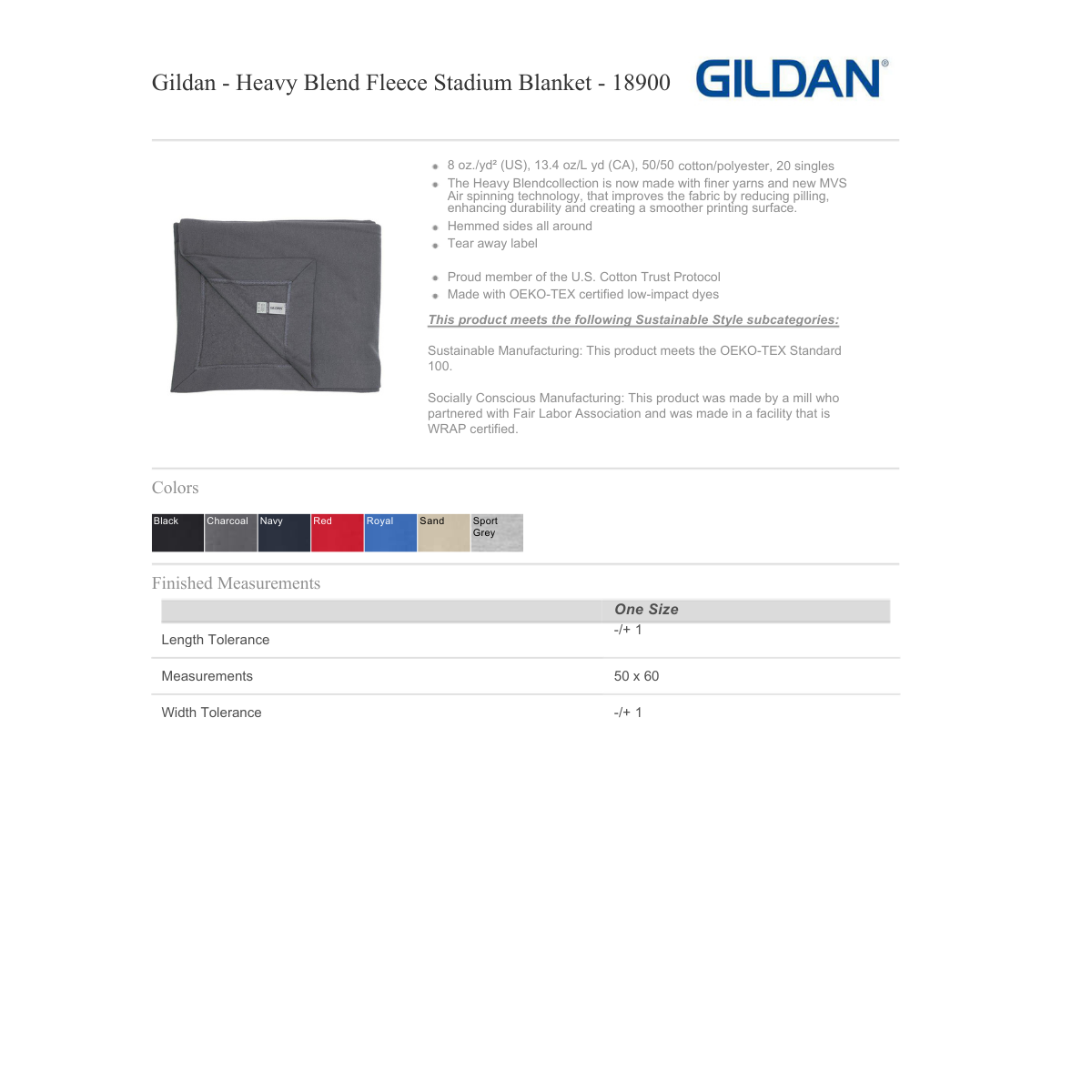 Comets Stadium Blanket