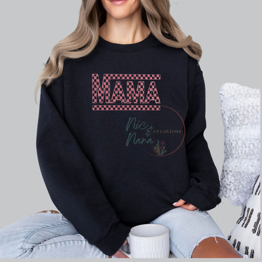 Pink Mama Checkered