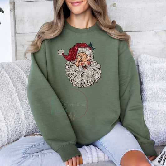 Glitter Santa