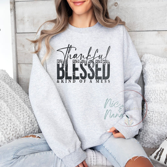 Thankful Blessed Mess