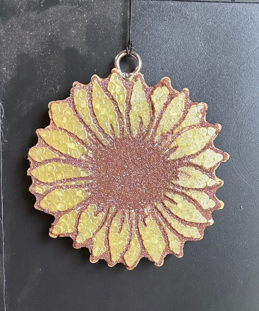 Sunflower Car Freshener (Freshie)