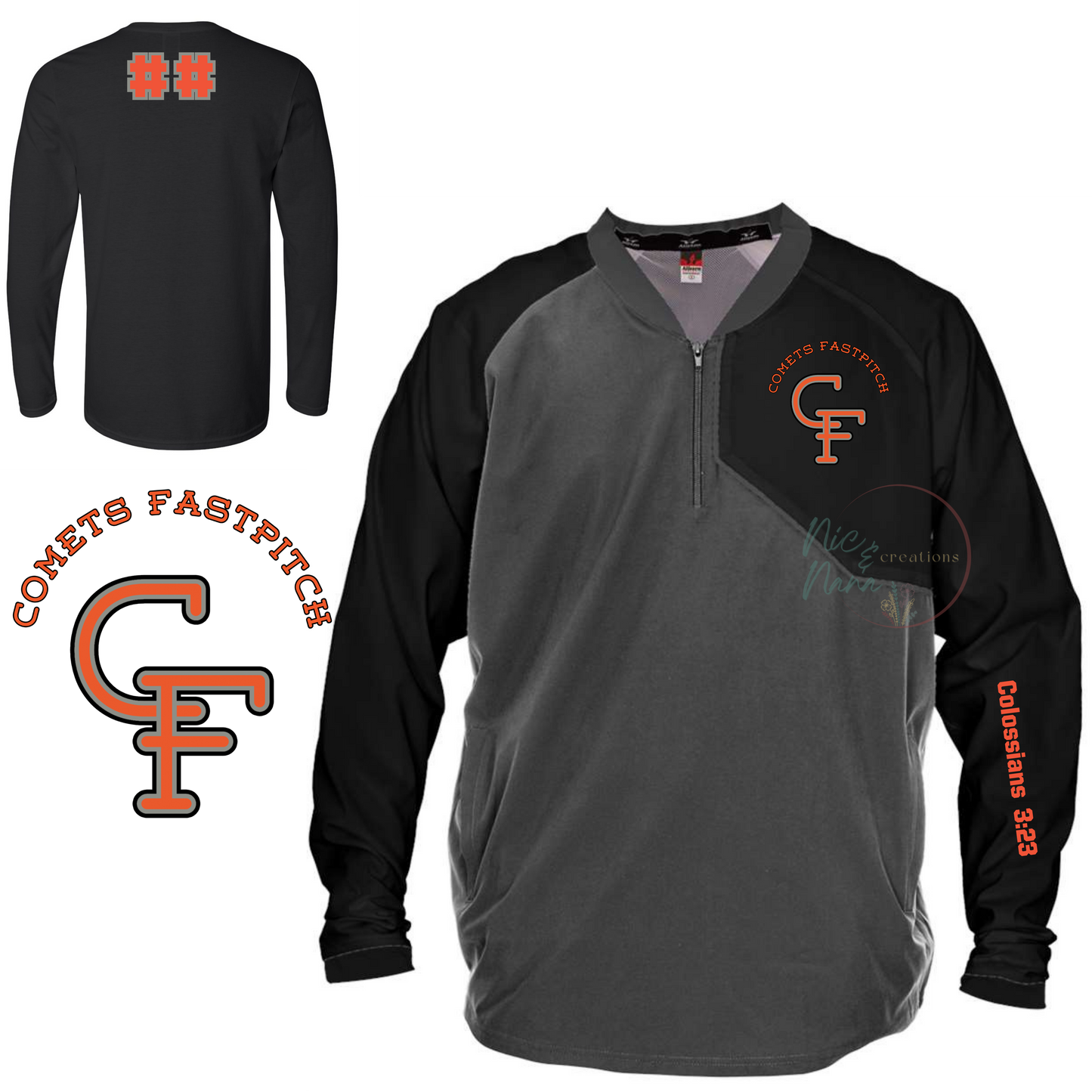 Batters Jacket Quarter Zip *VERY LIMITED INVENTORY*