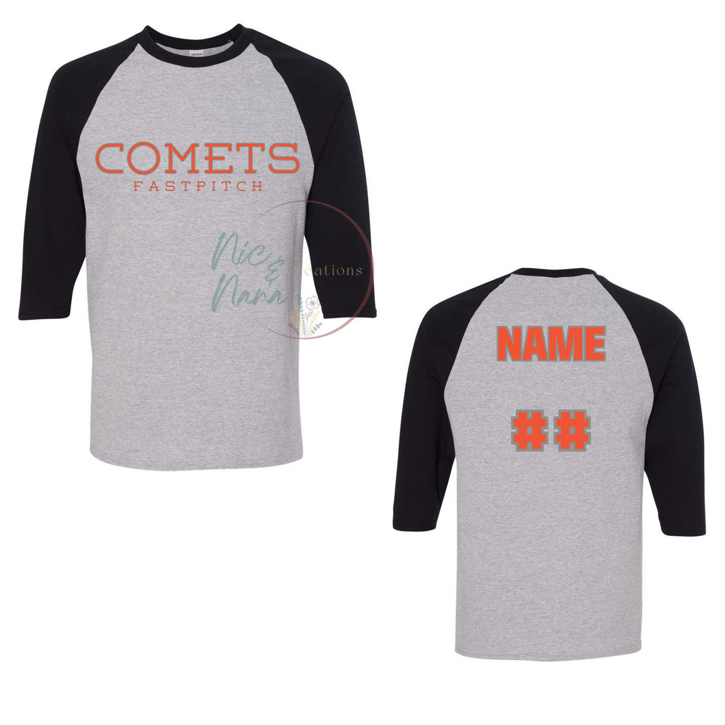 Comets Fastpitch Orange