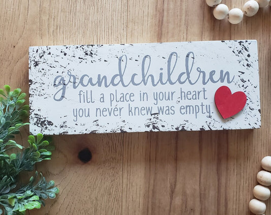 Grandchildren fill a place in your heart